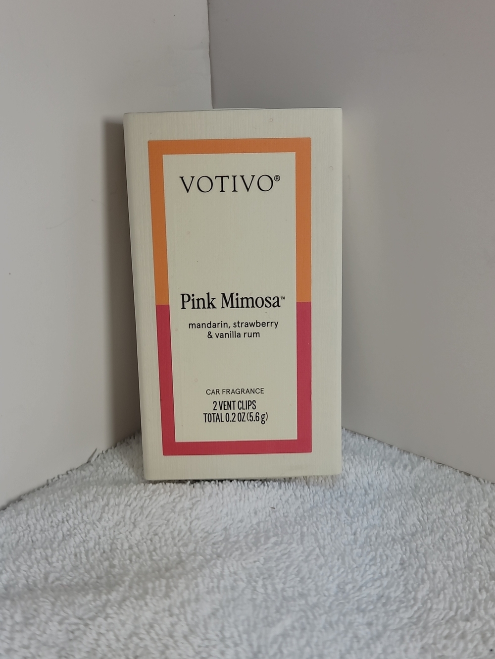 Votivo Pink Mimosa Car Fragrance -2 Pack- NWOT